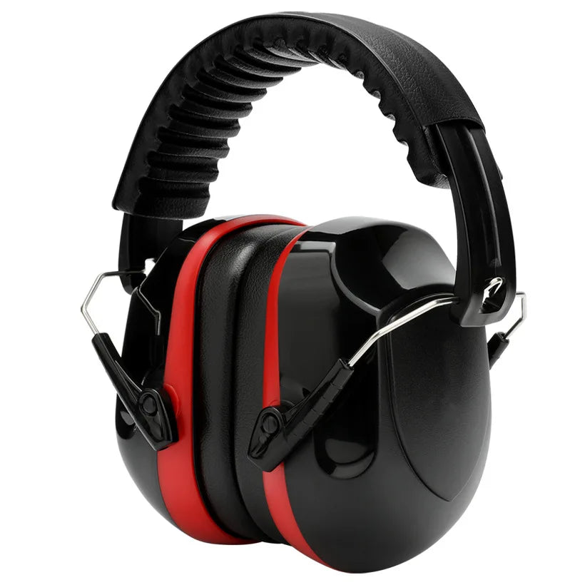 Noise Reduction Earmuffs - 26dB Soundproof Ear Protection, Adjustable, Foldable, for Sleeping Studying Industrial Shooting