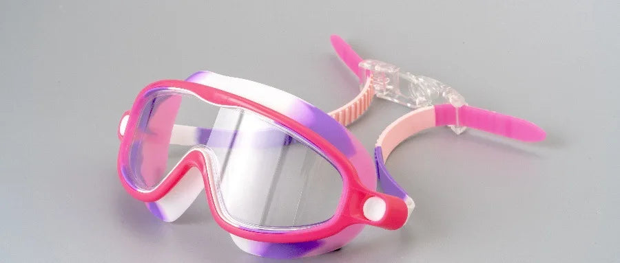 Kids' Anti-Fog Swimming Goggles - Large Frame HD Vision | DailyMuseGoods