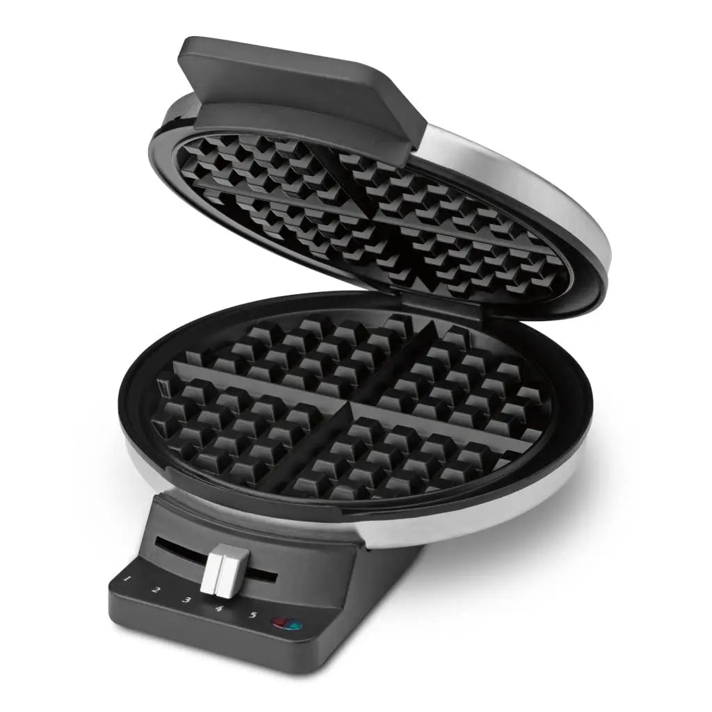2-in-1 Removable Waffle Maker - Stainless Steel