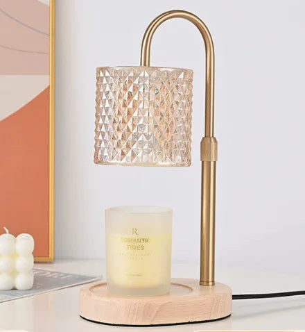 Electric Candle Warmer Lamp - Adjustable Height with Timer - Gift Box