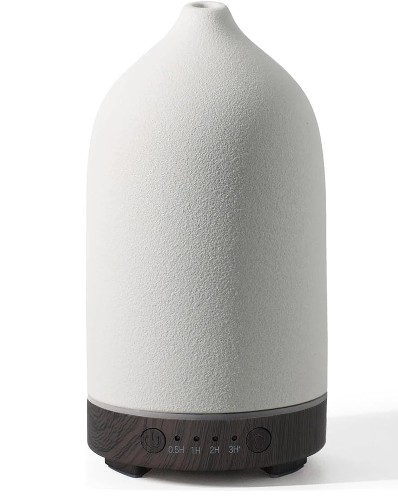 160ml Ceramic Humidifier | Cool Mist Aroma Diffuser | Auto Shut-off Timer
