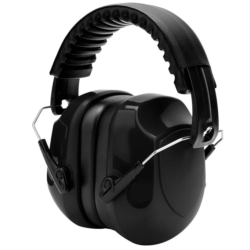 Noise Reduction Earmuffs - 26dB Soundproof Ear Protection, Adjustable, Foldable, for Sleeping Studying Industrial Shooting