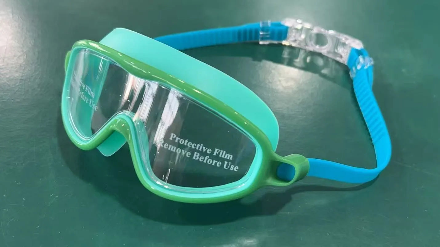 Kids' Anti-Fog Swimming Goggles - Large Frame HD Vision | DailyMuseGoods