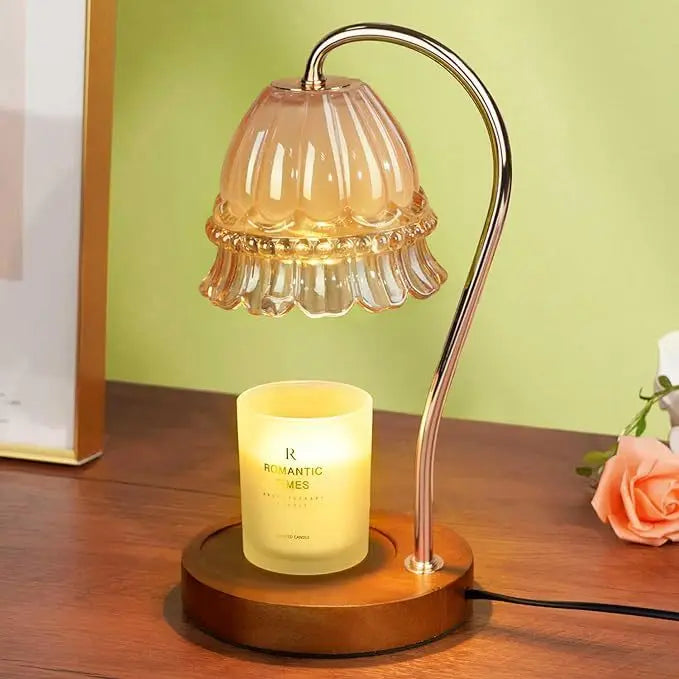 Electric Candle Warmer Lamp - Adjustable Height with Timer - Gift Box