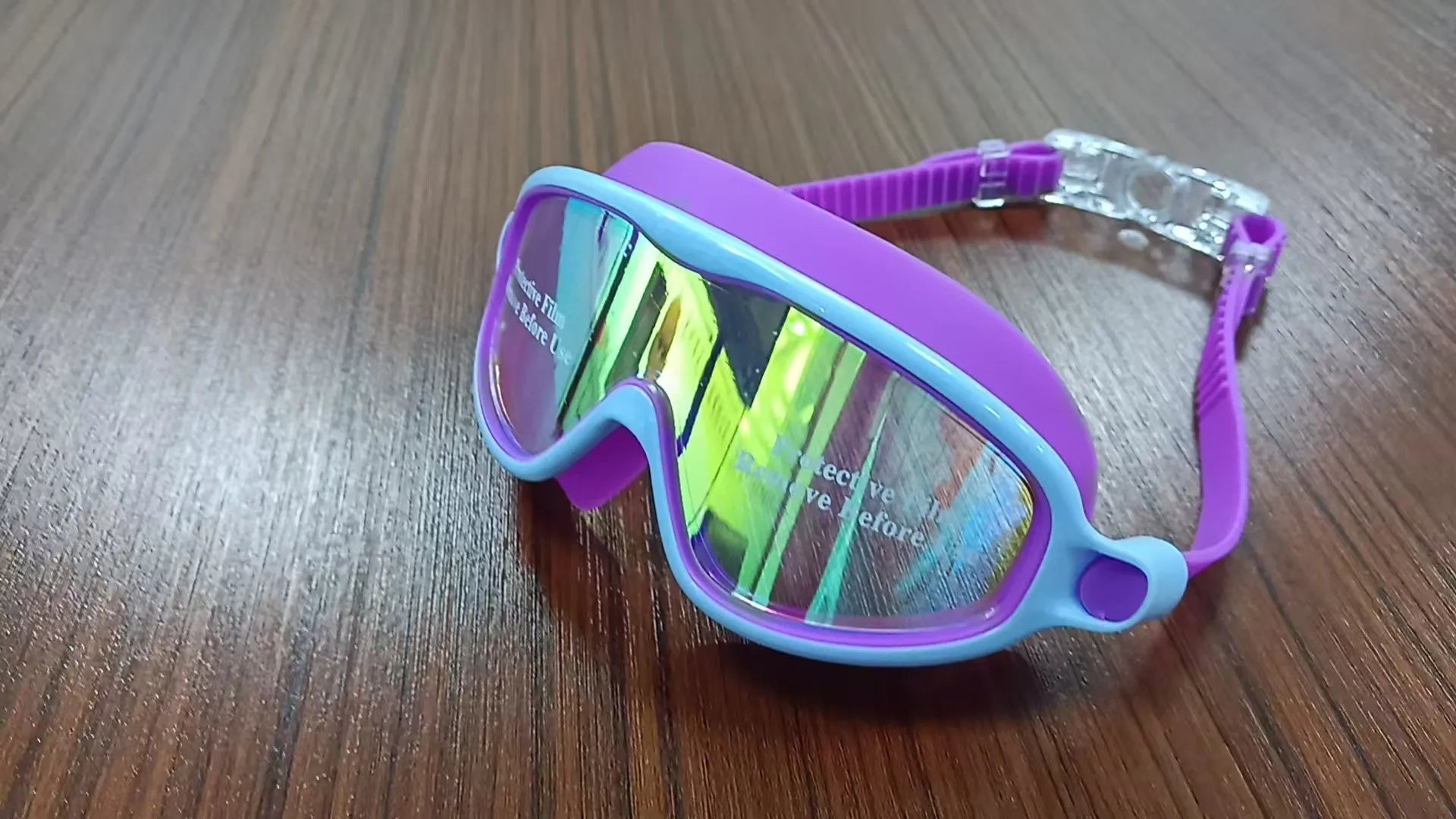 Kids' Anti-Fog Swimming Goggles - Large Frame HD Vision | DailyMuseGoods