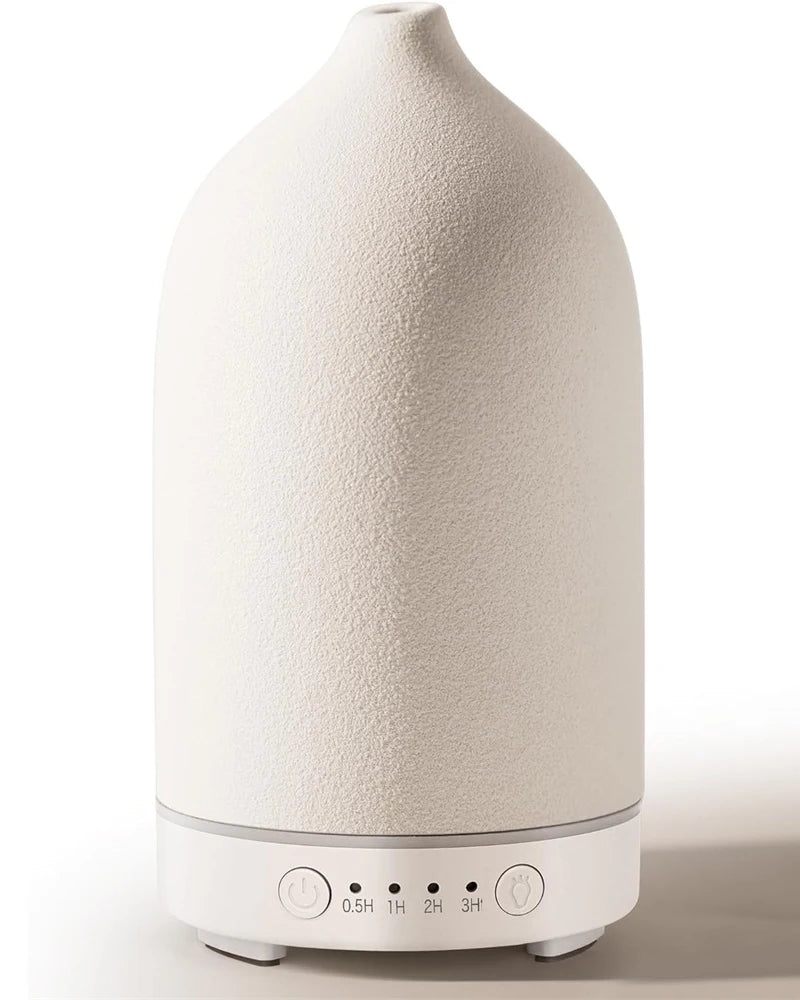 160ml Ceramic Humidifier | Cool Mist Aroma Diffuser | Auto Shut-off Timer