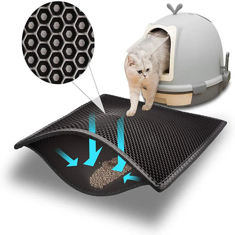 Washable EVA Cat Litter Mat - Anti-Scratch & Waterproof Pet Pad | DailyMuseGoods