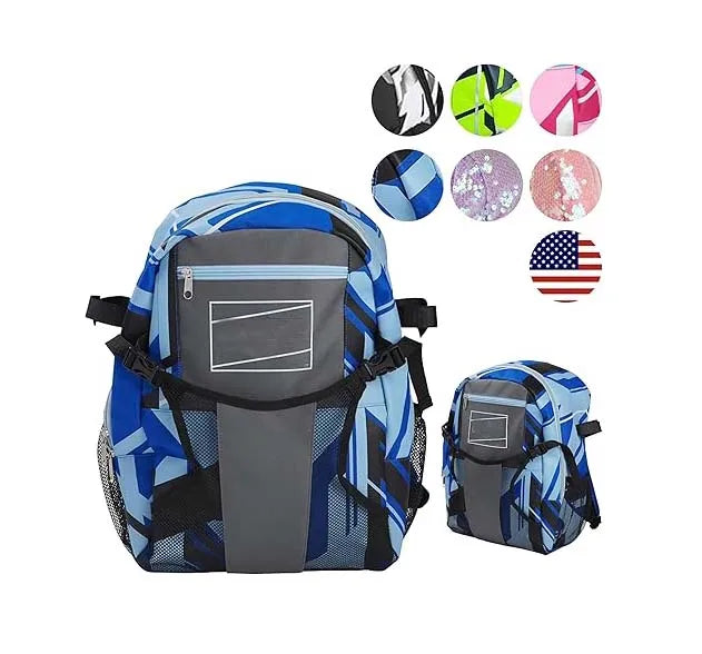 Waterproof Backpack Equipment Bag - 15 Inch T-Ball Softball Sports Pack | DailyMuseGoods