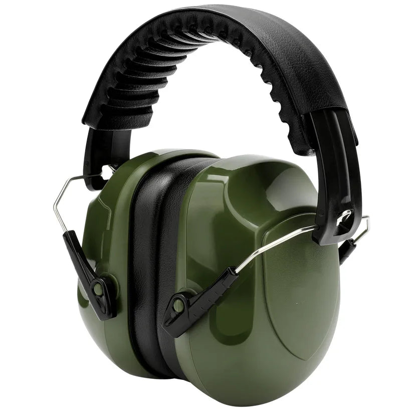 Noise Reduction Earmuffs - 26dB Soundproof Ear Protection, Adjustable, Foldable, for Sleeping Studying Industrial Shooting