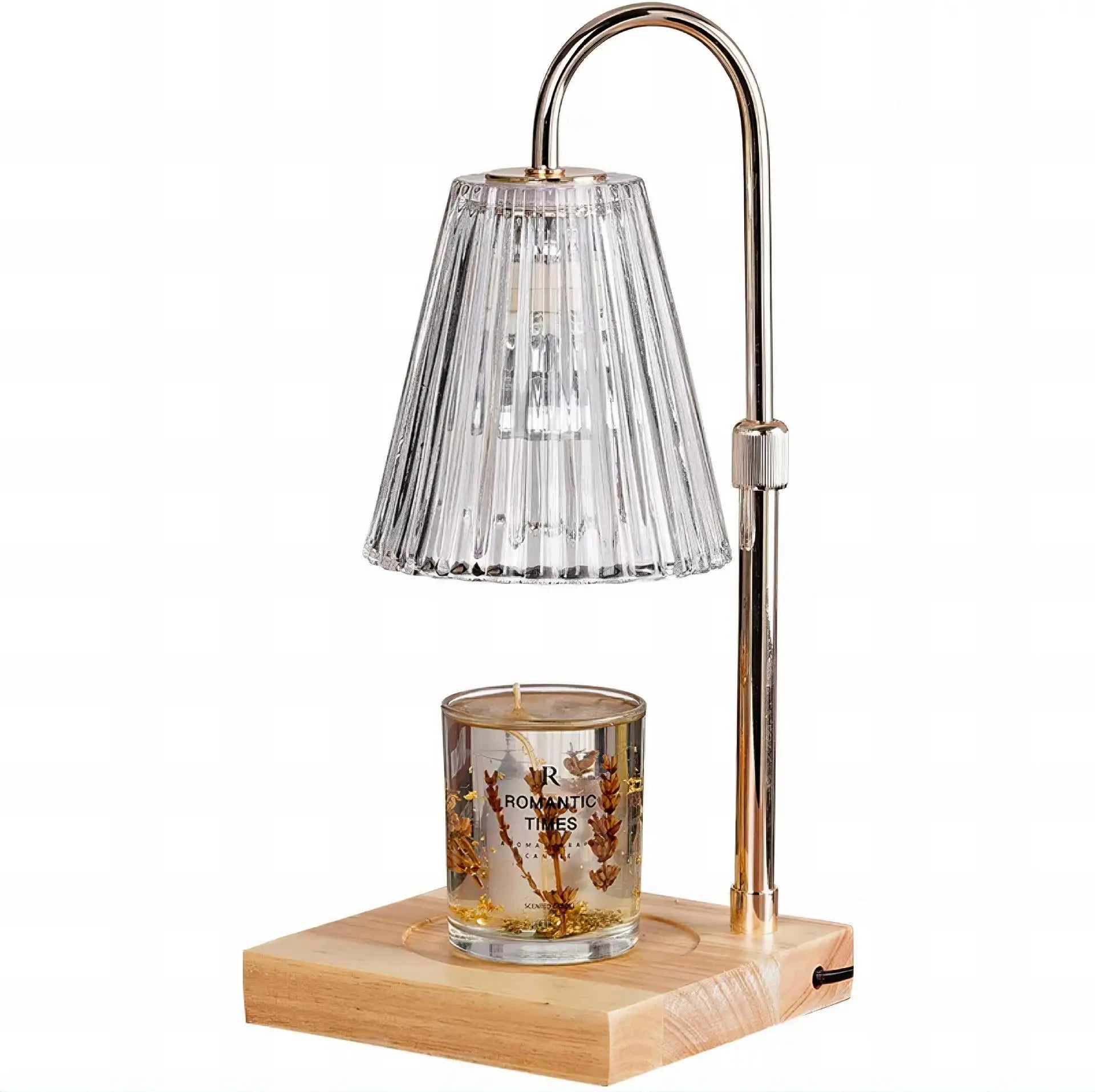 Electric Candle Warmer Lamp - Adjustable Height with Timer - Gift Box