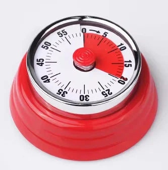 Loud Alarm Stainless Steel Kitchen Timer with Magnetic Backing | DailyMuseGoods
