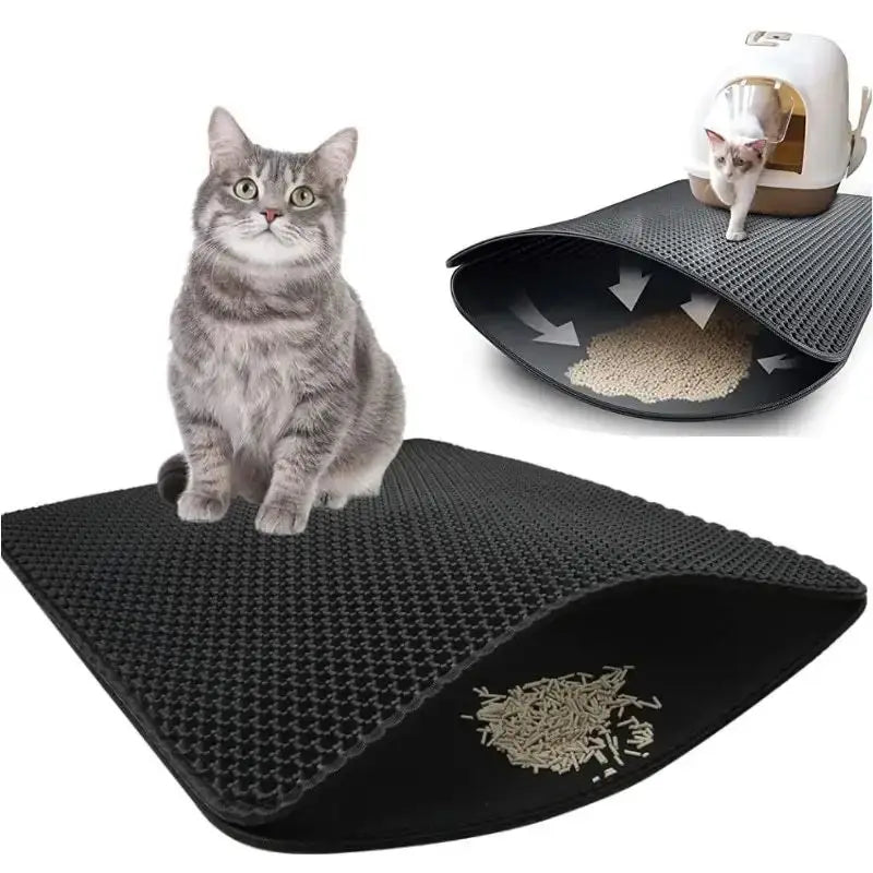 Washable EVA Cat Litter Mat - Anti-Scratch & Waterproof Pet Pad | DailyMuseGoods