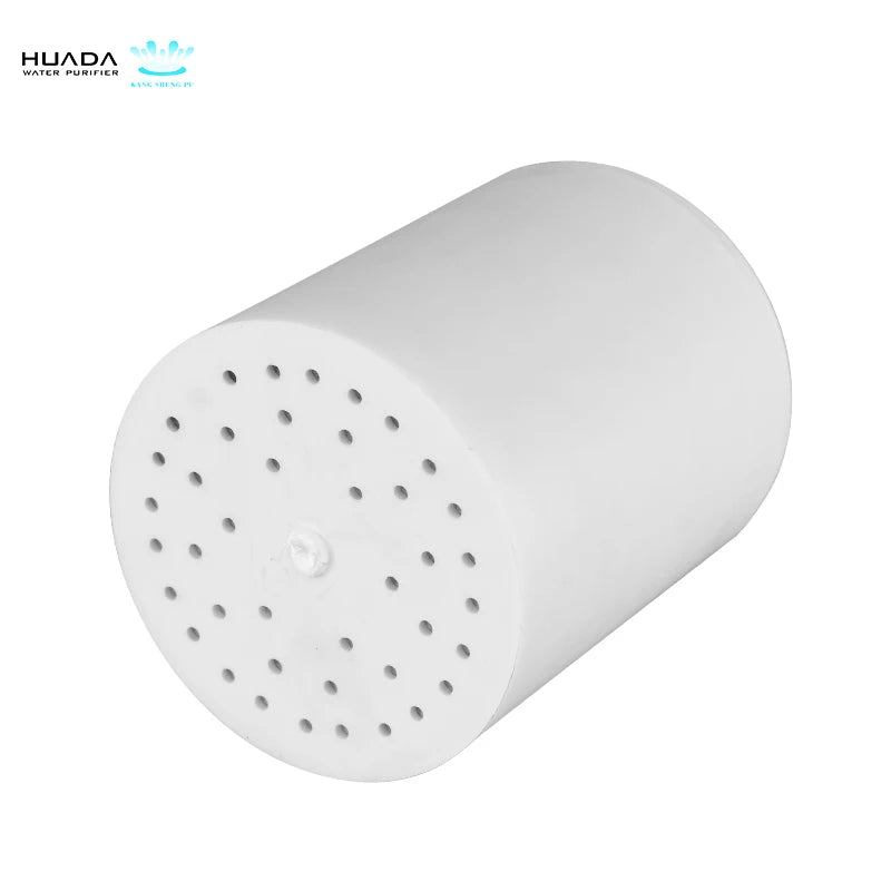 15-Stage Shower Water Filter - Activated Carbon, KDF Media, Removes Chlorine, Includes Shower Head, 6-Month Lifespan