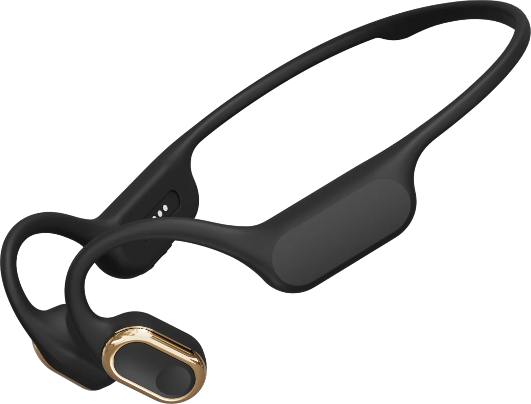 Bone Conduction Headphones - Open Ear, IPX7 Waterproof, Titanium Frame, Bluetooth 5.1, for Running Cycling