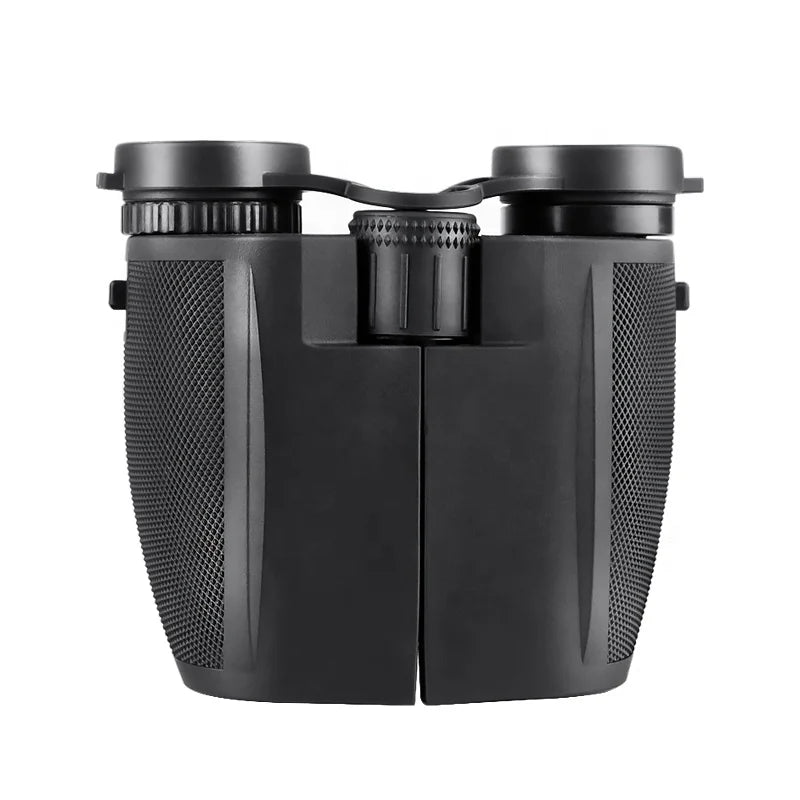 Compact 10x25 Binoculars for Adults & Kids - Porro Prism, BAK-4 Optics, Large Eyepieces, for Hunting, Travel, Sports